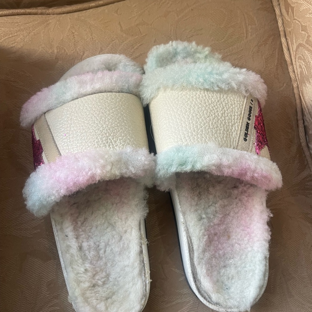 Golden Goose Slides- size 38.